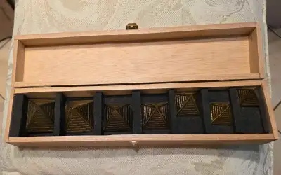 Brass Pyramids Collection Set, View more