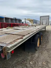 2002  Flat bed utility trailer
