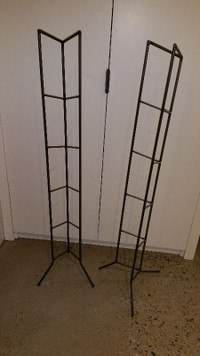 Two Steel/welded DVD/CD racks