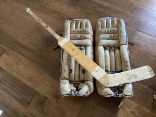 Vintage Cooper goal pads. in Hockey in Kawartha Lakes