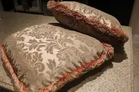 Formal couch pillows