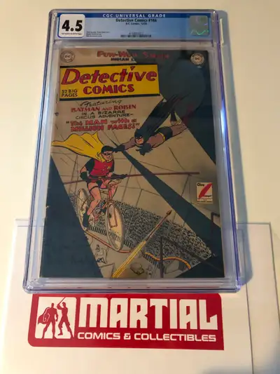 Batman in Detective Comics #166 comic 1950 GOLDEN AGE CGC 4.5, View more