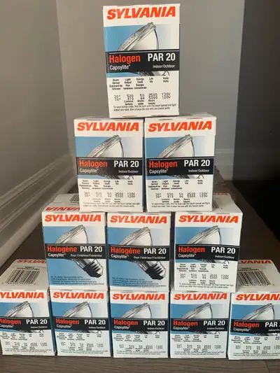 Sylvania Halogen  50watt Par 20 bulbs, View more