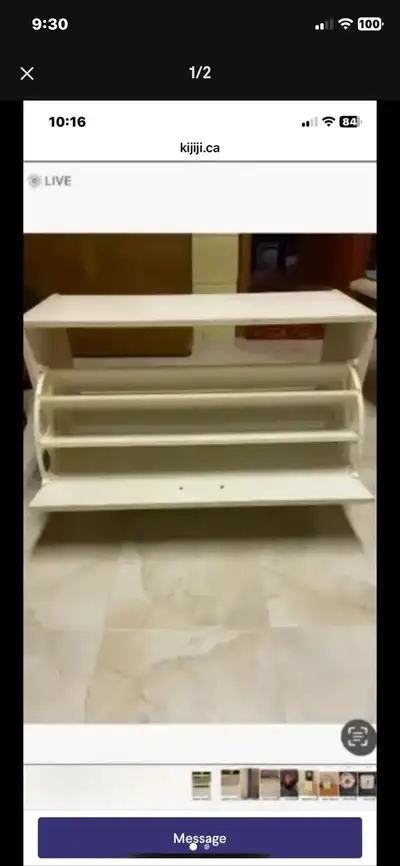 Mint Organizer Wood Shoe, View more