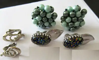 Costume Jewelry Clip-on Earrings, View more