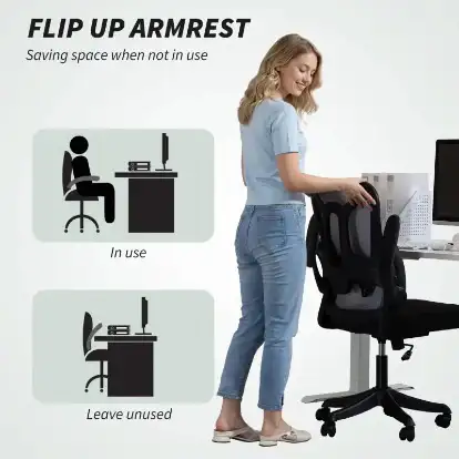 Ergonomic Office Chair, Swivel Desk Chair in Chairs & Recliners in Markham / York Region - Image 6
