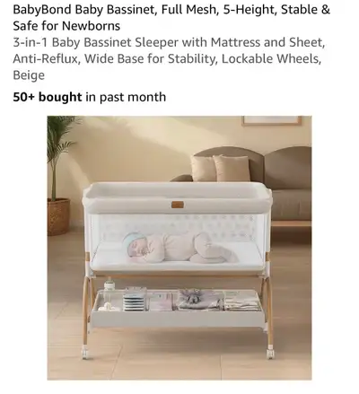 BabyBond Baby Bassinet, View more