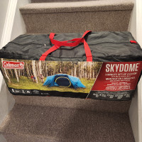 Camping Tent 8 Person XL Skydome with Full Fly Vestibule Blue Ni