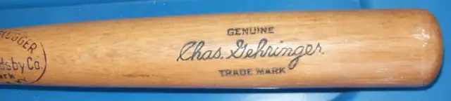 CHAS. GEHRINGER Mini LOUISVILLE SLUGGER Bat 1930-40s in Arts & Collectibles in City of Toronto - Image 3