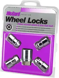 Mcgard chrome anti-theft wheel lock nut set