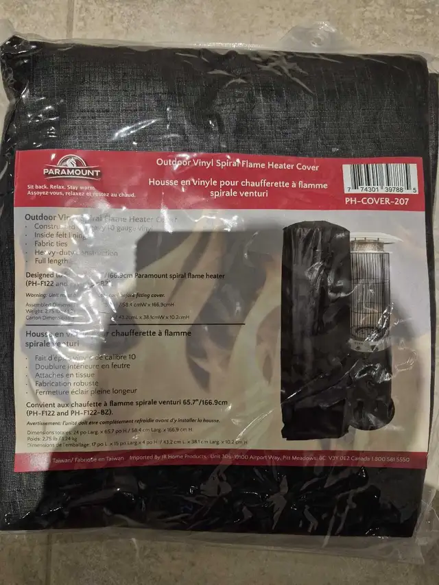 Paramount Outdoor Heater Cover