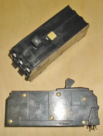 SQUARE D Q1B 50 AMP, 3 POLE, 240 VAC BREAKER (SQD A1B350) ~ RARE, View more