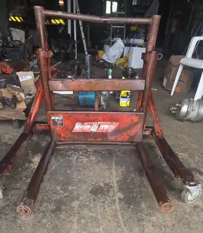 Hein-Werner hydraulic wheel dolly, View more