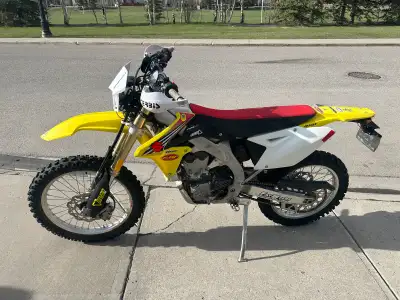 2012 Suzuki RM-Z450 converted and registered for street use in Alberta. This started as a project to...