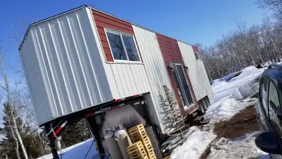 Built in 2017. We are willing to sell the tiny house and solar trailer separately if interested. (80...