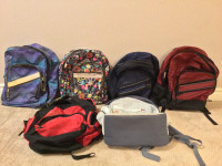 Kids backpacks - 6 available (L.L. Bean and other brands)