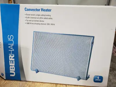 Uberhaus 1000w space heater, View more