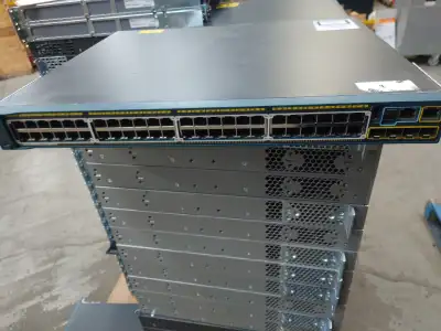 Cisco WS-C2960S-48FPS-L 48 Port PoE+ Network Switch, View more