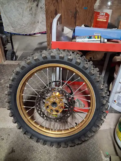 Gold excel back rim 2002-2007 cr-crf 250/450