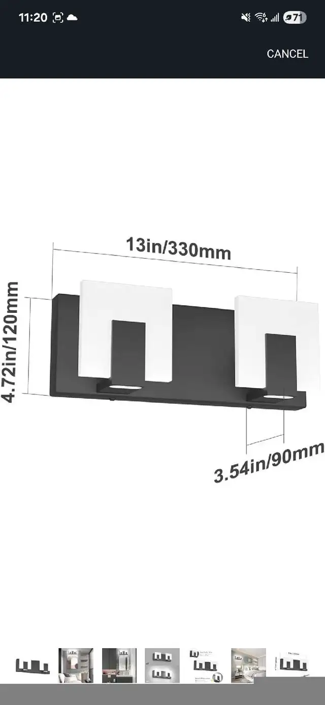 LED Vanity Light in Indoor Lighting & Fans in Gatineau - Image 4