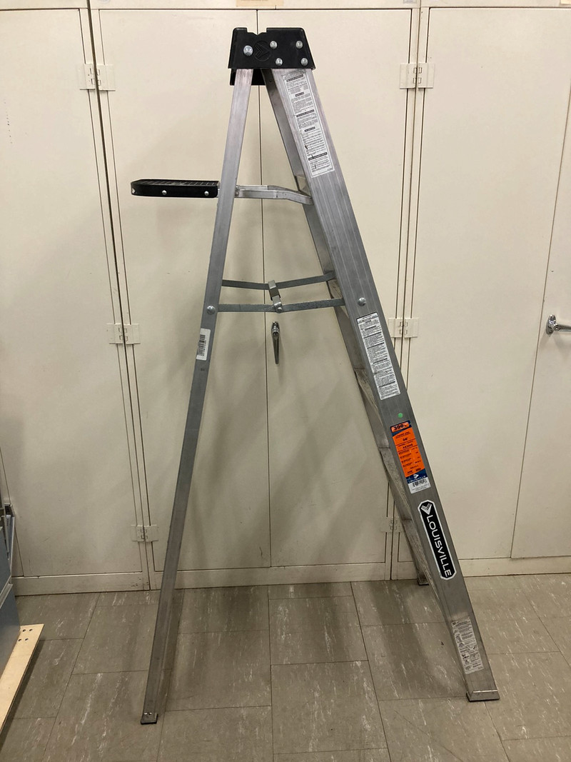 STEPLADDER,ALUM,6 FT 300 LB. LOUISVILLE 6 foot step ladder Ladders