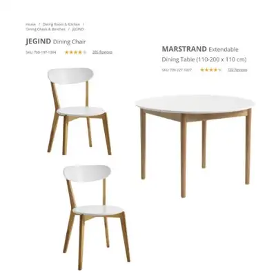 Chairs and Table Set, View more