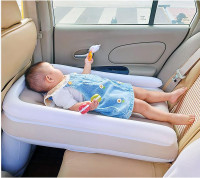 Inflatable Airplane Bed for Toddler, Car Air Mattress Back Seat