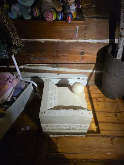 Solid base - marble Tempered glass top Glass top is 36" x 36" Base is 16" x 16" and from floor stand...