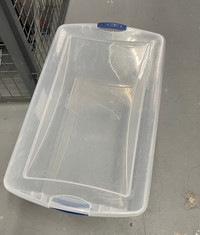 99LClear Plastic Storage Bin Box