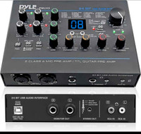 Interface audio USB pro MIC/LINE, Pyle PMUX9 guitare 