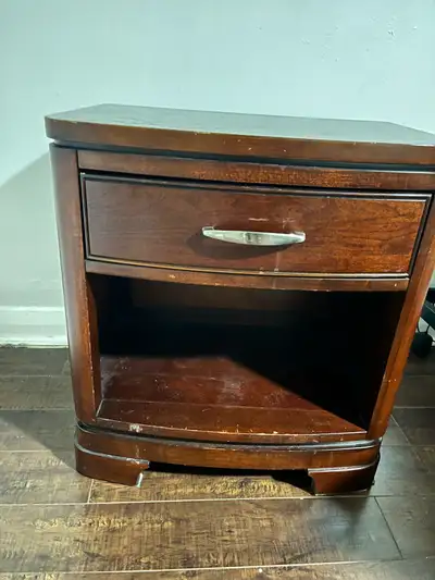 Free Wooden Nightstand / Side Table – Good Condition, View more