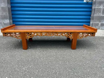 Oriental Teak Coffee Table, View more