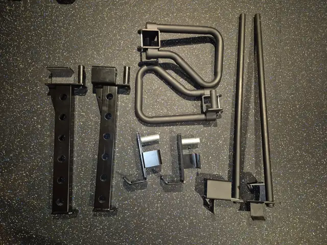 Powertec Power Rack + Olympic Barbell + Extra Attachments559281068783052801