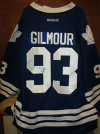 Doug Gilmour Autographed Toronto Maple Leaf Jersey