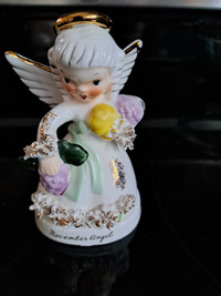 November Angel Figurine Vintage RARE