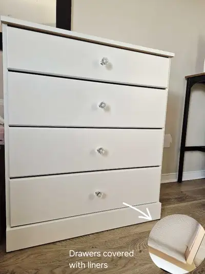 4 Drawers dresser, View more