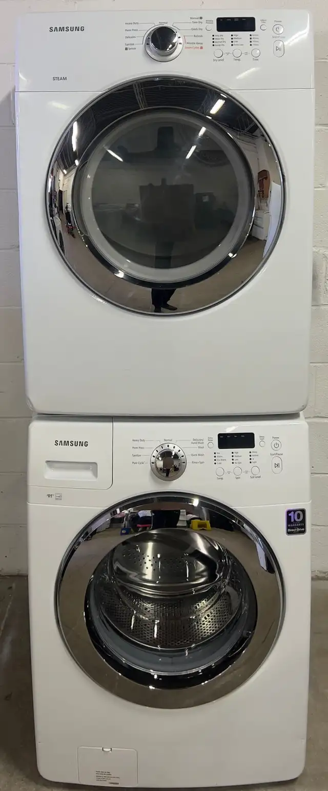 -SALE! Stackable Set Washer/Dryer “SAMSUNG” H39/W27/D30