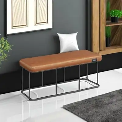 EKHO Collection - Bench for Entryway Bedroom, Synthetic Leather, View more