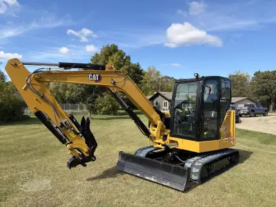2025 Caterpillar 306 CR - Like New Condition SN: CAT00306V6G612127 Only 26 Hours CAT Counter Weights...