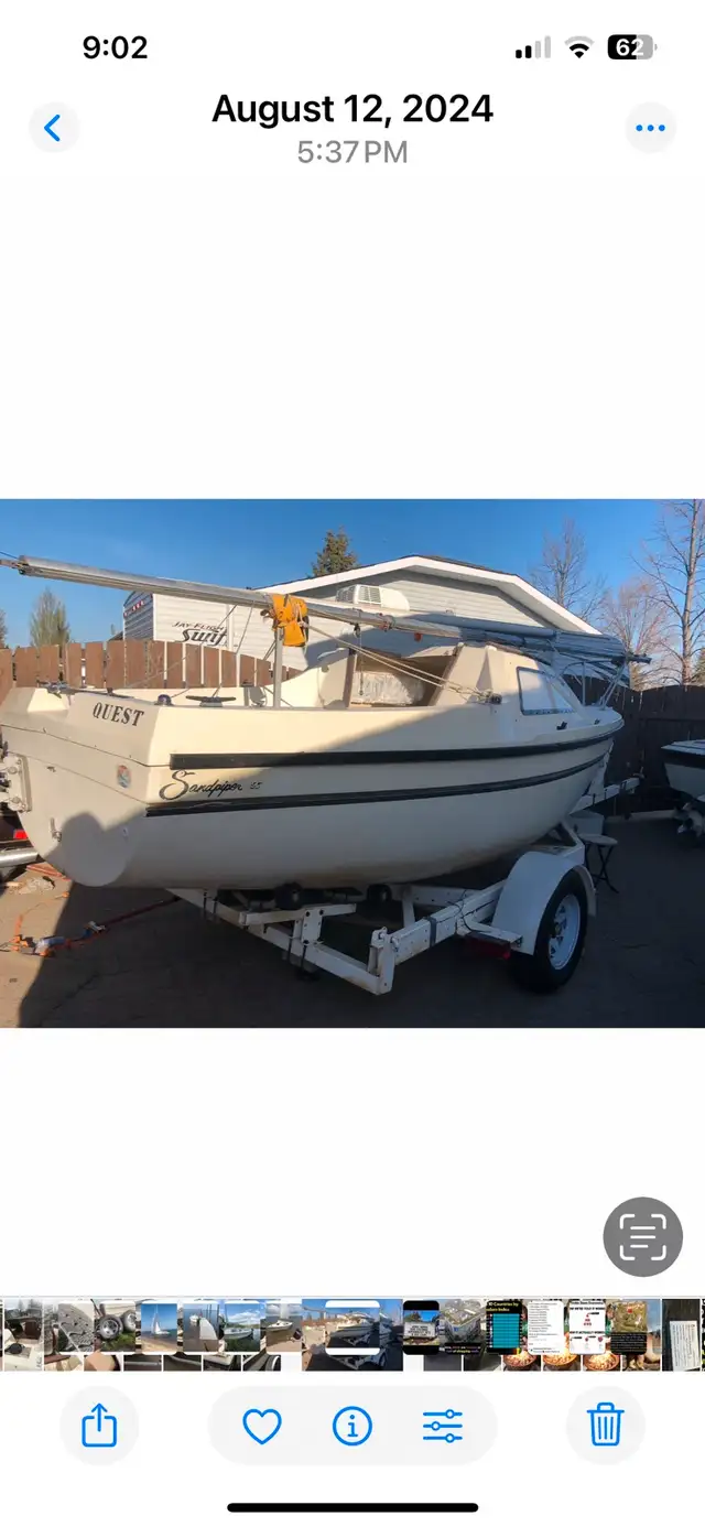 sandpiper 565 sailboat flash sale july 1-5   $2995 . in Sailboats in Saskatoon - Image 6
