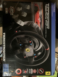 Thrustmaster T300RS Ferrari alcantara edition with T3PA 3 pedals
