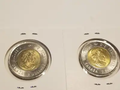 CND 1921 - 2021 pair Toonie of Insulin, View more