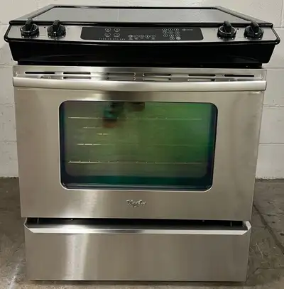 Electric Slide-In Stove “WHIRLPOOL” 30 inch , View more