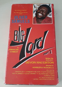 Big Yard Part 2 VHS 1990 - Oliver Samuels  A Jamaican Comedy OOP