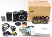 Camera body Nikon D300 12.3 megapixel DX format CMOS sensor