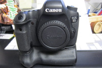 Canon 6D digital SLR with Canon vertical grip