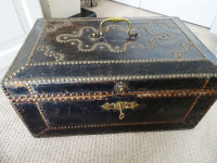 campaign chest 1800s WILLIAM CHAPPLE VERY RARE museum with Key