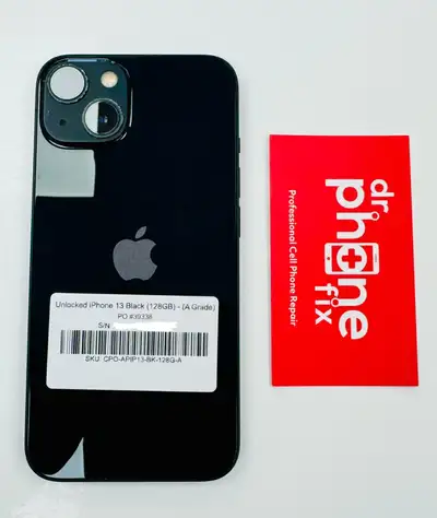Unlocked iphone 13(256 GB) 1-year warranty-$599, View more