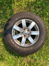  New, set of 4 tires with rims. All Terrain.