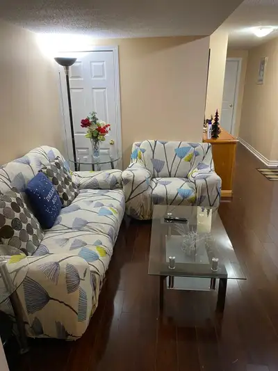 2bed 1 bath Beautiful basement walking distance to square one for students and professionsl couple f...